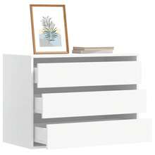 vidaXL Cômoda de ângulo branco 80x41x58 cm bois d'ingénierie - Branco - Ver 1