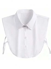 4pcs/1set Men's Detachable Fake Collar, Fashion Shirt Collar, Fake Collar, Half Fake Collar, Versatile And Easy To Wear, Ideal Gift For Friends, Family, Colleagues