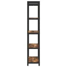 vidaXL Étagère Chêne fumé 60 x 30 x 155 cm Bois d'ingénierie - Tabac - Voir 6