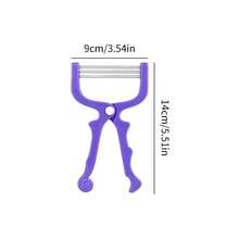1pc Facial Hair Remover, Spring Tweezer, Body Hair Trimmer, Suitable For Face, Arms, Legs, Stainless Steel Beauty Tool - Multicolor - View 2