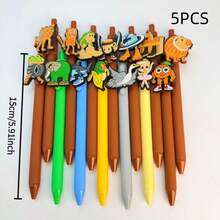 10pcs Italian Brainrot Tungtungtung Sahur Themed Character Ballpoint Pen Set, Classic & Unique, Inspiring Endless Creative Inspiration