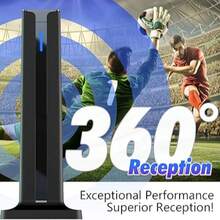 TV Antenna Digital HD Antenna 1080P 4K Indoor Long Range With High-Quality Signal For Home Entertainment - màu đen - Xem 2