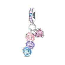 1PC Silver-Plated Heart Envelope Mandarins POST Mailbox Heart Pendant Zirconia Gem, Pink Heart Zirconia Pendant Enamel Romantic Rose Beads, Cute Sweet Strawberry Girl, Heart Cherry Blossom Fire Arts Draft Gem Painting Board Heart Brush Set Of Three, Rose Red Zirconia Gem Lotus Beads, Pink And White Zirconia Gem Lotus Pendant Beads, Suitable For DIY Bracelets, Necklaces And Other Jewelry, A Must-Have For Perfect Bracelets, Top Choice For Gifts ... - Multicolor - View 14