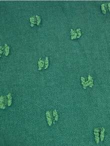 New Fashion Lace-Up Long Sleeve Dress For Women, Elegant Casual Daily Wear Ramadan Dress, Ramadan Dress, New Year Dress, Spring/Summer Dress - Green - View 5