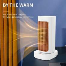 OBOVAY 1pc Portable Electric Heater Space Heater Fast Quiet Heating Electric Heater 90 Degree Oscillation Ceramic Desk Space Heaters