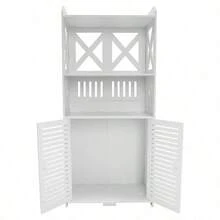 Storage Cabinets - White - View 8