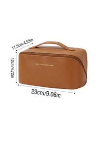 1/2pcs Travel Cosmetics Storage Bag, Large Capacity Handbag, Mini Jewelry Bag, Portable Makeup Bag With Handle, Multiple Compartments, Classified Storage For Cosmetics And Skincare Products, Jewelry Bag Can Store Necklaces, Rings, Earrings And Other Jewelry, Holiday Or Birthday Gifts, Valentine's Day Surprise Gifts, Women's Storage And Organization Bag, Travel Essentials, Student Dormitory Storage, Home Decoration Storage - Multicolor - View 17