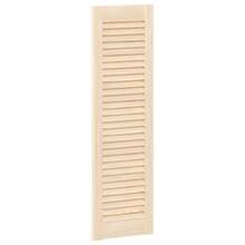 vidaXL Puerta de armario para persiennes 99x29,5 cm madera de pin macizo - Marrón - Ver 2