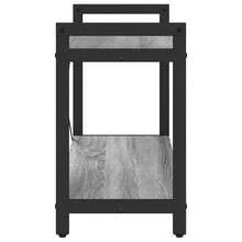 vidaXL Étagère Sonoma gris 40 x 30 x 85 cm Madera de ingeniería - Gris - Ver 6