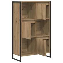 vidaXL Bibliothèque Chêne artisan 68 x 30 x 108,5 cm Bois d'ingénierie - Tabac - Voir 5