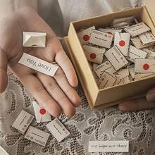 90/180Pcs Set High-Value Mini Envelopes Love Letters, Niche Handwritten Copy, Couple Confession Capsules, Notes, Small Gifts For Couples, Friendship Souvenirs - Multicolor - View 5