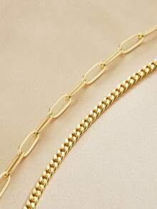 Customized Minimalist Fashion Personalized Small Nameplate Rhinestone Pendant Laser Engraved English Letter Name Customized Necklace - Gold - View 5