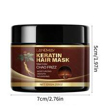 120克人参蛋白发膜，富含透明质酸和尿素，深层滋养柔顺秀发，改善干枯受损发质，提升秀发光泽，预防分叉，适合所有发质。 - 角蛋白 - 查看 8