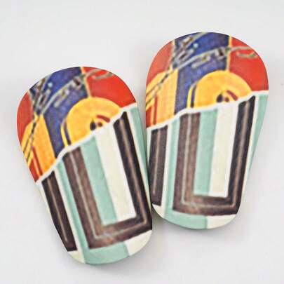 1 Pair Mini Size 10 Football Training Shin Guards, Match Training Pads - Reusable, Comfortable Wear, Durable
