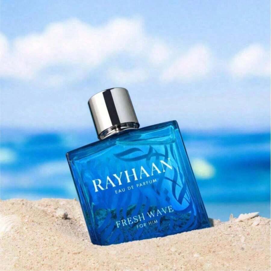 Rayhaan Pacific Aura For Men Eau De Parfum Spray, 3.4 Ounce |   Long-Lasting Cologne For Men Ginger Vanilla Woody Scent - Irresistible Luxury Perfumes For Men - 清新香調 - 查看 1