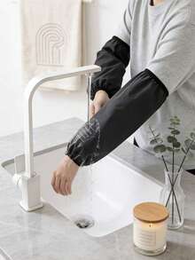 1 对“你和我越来越好”防水套，实用贴心设计，适用于厨房、清洁、户外活动，适合作为母亲节、父亲节、感恩节礼物。 - 黑色 - 查看 2