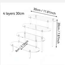 1个透明亚克力多层香水架，防尘香水收纳架，适用于梳妆台、香薰和护肤，客厅梳妆台装饰 - 無色 - 查看 7