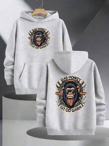 Men's Winter Hoodie CFEH - Grey - View 8