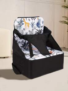 1个婴儿便携式增高座椅垫，加高垫适用于喂食椅、旅行、餐厅 - 无需安装，耐用喂食座椅，送给宝宝的完美礼物！