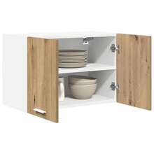 vidaXL Armoire suspendue 2 pcs Chêne Artisan et Blanc 60 x 31 x 40 cm - Tabac - Voir 3