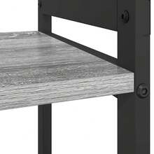 vidaXL Étagère Sonoma cinza 60 x 30 x 85 cm Bois d'ingénierie - Cinza - Ver 8