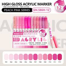 14 Sets Of 12 Colors Acrylic Paint Markers, 168 Colors Total | Bullet Tip For Precise Lines | High Coverage, Large Ink Capacity | Essential For Art, Crafts, Journaling, Back To School Gift