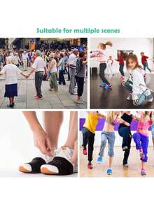 EstiloCalcetines De Baile Sobre Tenis, Calcetines De Baile Para Zapatos, Calcetines De Baile En Suelos Lisos, Calcetines De Baile Para Bailarines De Ballet, Calcetines De Torneado Para Zapatos De Baile, 2VersióN Mejorada - 1 - Ver 6