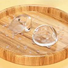 1pc Safety Anti-Collision Strip Protective Corner Table Corner Cover Bed Window Bag Table Sticker Coffee Table Right Angle Anti-Collision Angle - Transparent - View 3