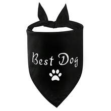 1pc Pet Triangular Bandana Bib, Dog Cat Triangle Scarf Collar, Suitable For Engagement Party, Wedding And Other Occasions, My Owner Is Getting Married - Multicolor - View 29