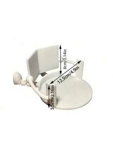 Madebyblanc Creative Personalized Toilet Paper Holder - Amusing Chair Design, Made Of ABS Resin, Bathroom Accessory, Kitchen Accessory, Toilet Paper Storage/Unique Home Decor/Desktop Storage, Suitable For Bathroom/Bedroom/Living Room - Toilet Paper Storage With Handle - View 8