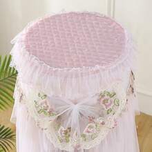 1pc Cylindrical Air Conditioner Dust Cover, Universal Top Lid Cloth, Can Start AC Without Removing Dust Cover - Multicolor - View 7