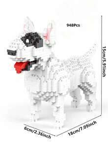 1542片杜宾犬主题迷你积木：3D立体拼装玩具，造型可爱，表情逼真。套装包含威风凛凛的杜宾犬、洁白的牛头梗、活泼可爱的鹦鹉和萌萌的猫头鹰，多种造型可供选择。是宠物爱好者的理想之选，能够激发思维，培养多元兴趣。可作为房间桌面摆件、生日礼物和节日纪念品。 - 彩色 - 查看 11