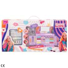 Color Baby Set maquillaje Beauty Love COLORBABY, con estuche con espejo, sombras, brillos, pintauñas, pegatinas y accesorios, maquillaje infantil  y no tóxico, desde 5 años ✅ Entrega 24/48h a España (península) - Multicolor - Ver 4