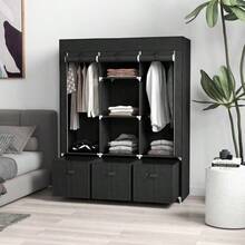 Bedroom Armoires - Black - View 3