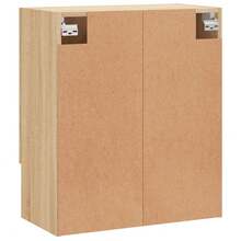 vidaXL Armario mural chêne sonoma 60x31x70 cm ingeniería de madera - Marrón - Ver 8