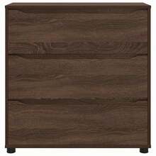vidaXL Armoire de rangement Chêne Marron 80 x 31 x 81 cm - Tabac - Voir 8