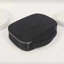 Estojo Escolar 2 Divisórias Grande – Organizador de Canetas - Preto - Visão 1