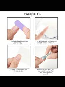 10pcs-Y2K Press On Nail, Long Tip, 100%Handmade, Reusable, Pink Nail, Nude Color, Paired With French, 3D, Cross, Little Snake, Suitable For Daily Wear, Party, And Also The Best Valentine's Day Gift For Girls And Women - Pink - View 7