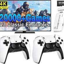2026 New Video Console 20,000+ Games,Classic Game,4K ,Wireless Joystick & Game Emulator, Arcade Retro Arcade - 白色 - 查看 8