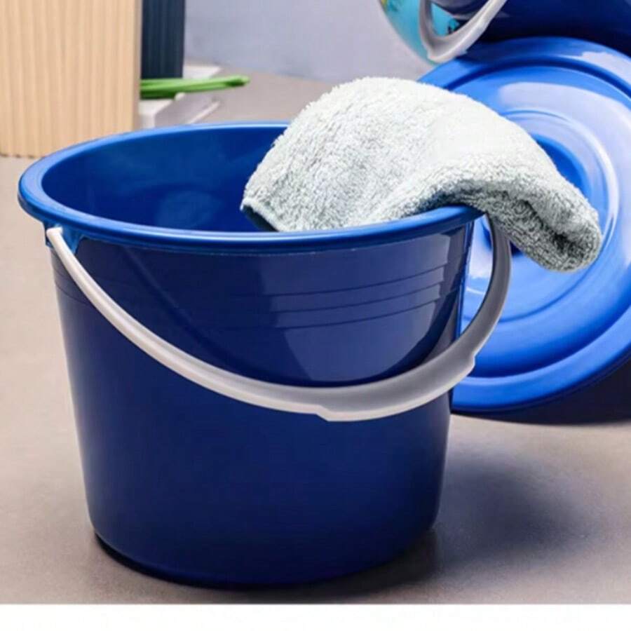 Plastic Bucket, Large Capacity Handheld Bucket For Household Use - Multicolor - View 1