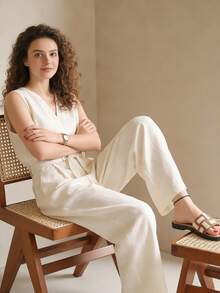 Women's Sandals, New Fashionable Minimalist Women's Summer Sandals, Elegant Casual Women's Slippers, Soft Bottom Comfortable, Brown Sandals, Soft Open Toe, Women's Flat Sandals, Summer Outdoor Women's Shoes, Holiday, Women's Sandals, Slippers, Home Slippers, Women's Slippers, Elegant Women's Sandals, Flat Sandals, Elegant Women's Sandals, Slippers - Brown - View 8