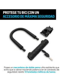 Redlemon Candado para Bicicleta Premium en U Ultra Reforzado Contra Agua - Negro - Ver 3