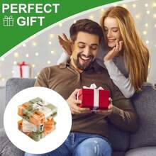 2026 New 3D Rolling Fan Maze Cube | 3D Puzzle Game, Combining Relaxation, Stress Relief, And Concentration Training Functions, Suitable For Adults And Children's 3D Maze Challenges | Plastic Material, Three-Level Challenge, Suitable For Gatherings And Competitions | Ideal Gift For Christmas, Valentine's Day, And Easter | No Feathers/Special Currency Items ﻿ - 薄荷藍 - 查看 8