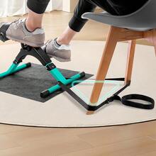 Mini Exercise Bike Pedal Exerciser With LCD Display Portable Folding Trainer Adjustable Resistance Leg Exercise Machine For Home Office Use - 綠色 - 查看 3