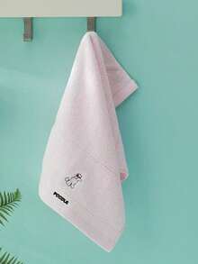 1/4条装小毛巾，刺绣水果图案，尺寸9.84*19.68英寸，多种颜色可选，可作面巾/手巾，男女通用，吸水性强，速干，不褪色，适用于浴室、学校、厨房、节日礼品、旅行和户外活动。 - 彩色 - 查看 15