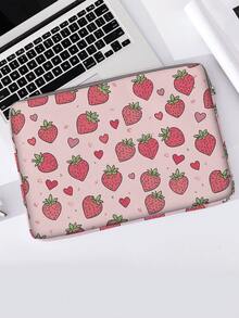 水果图案印花笔记本电脑保护套，笔记本电脑布套配件，柔软笔记本电脑保护套，柔软笔记本电脑套，笔记本电脑套，平板电脑套，收纳袋，笔记本电脑拉链套，电脑套，学校及商务办公 - 彩色 - 查看 7