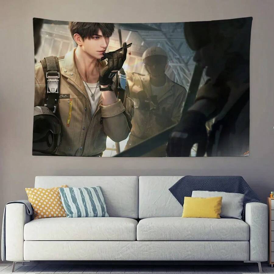 L-Love And D-Deepspace Caleb Tapestry Decoration Bedroom Dormitory Background Cloth Holiday Home Party Living Room Club Cloth - 款式3 - 查看 1