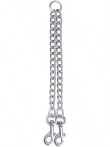 Metal Double Dog Leash Coupler, Chew-Resistant-Dual Pet Leash Extension Splitter 2 Dogs - SIZE XL - View 8