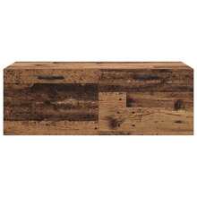 vidaXL Armoire Murale Bois ancien 100 x 36,5 x 35 cm Bois d'ingénierie - Tabac - Voir 6