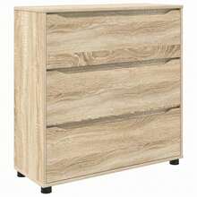 vidaXL Armario de almacenamiento madera Sonoma 80 x 31 x 81 cm - Marrón - Ver 2